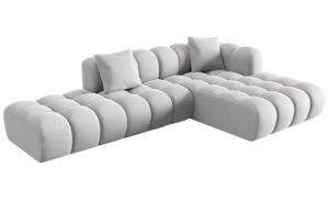 Windsor & Co Sametová rohová pohovka Halley 309 cm