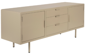 White Label Béžová komoda WLL KOS 140 x 40 cm