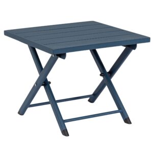 Bizzotto Hliníkový zahradní odkládací stolek Taylor 44 x 43 cm