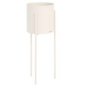 noo.ma Béžový kovový květináč Maki Ø 20 cm