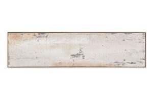 Šedý abstraktní obraz Kave Home Selnar 32 x 122 cm