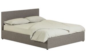 Kave Home Šedá dvoulůžková postel Nahiri 180 x 200 cm