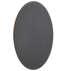 Černé kovové nástěnné LED světlo Nova Luce Cyrcle 30 cm