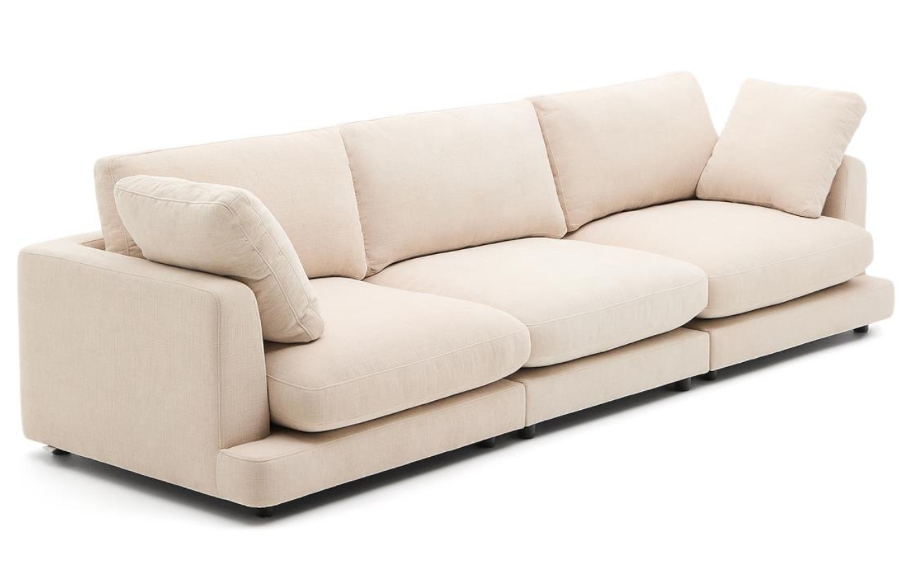 Kave Home Béžová čtyřmístná pohovka Gala 300 cm