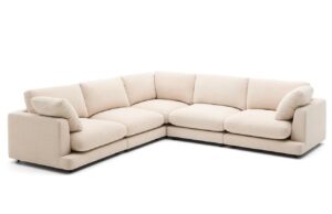 Kave Home Béžová rohová pohovka Gala 300 x 300 cm