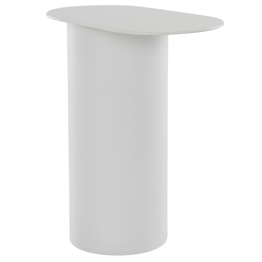 Jotex Bílý kovový odkládací stolek WEMMEL 51 x 30