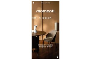 momenti Designový poukaz 2000 Kč