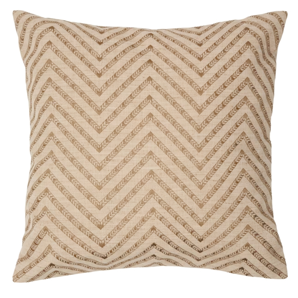 Kave Home Béžový povlak na polštář Olea 50 x 50 cm