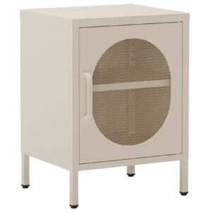 Marckeric Kovový noční stolek Diora 40 x 35 cm