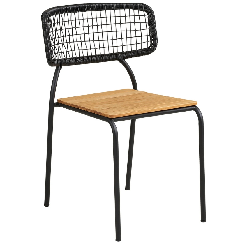 Nordic Living Teaková zahradní židle Neshla