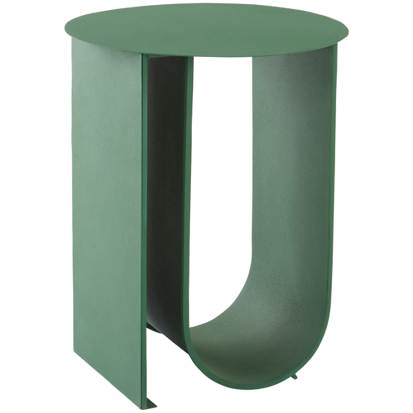 Jotex Zelený kovový odkládací stolek LOSTALLO 40