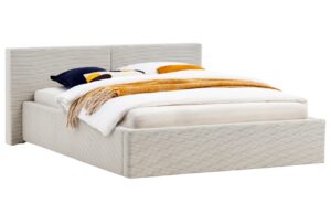 Meise Möbel Manšestrová postel Cube 140 x 200 cm