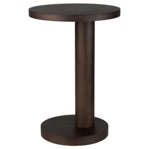 Hnědý dubový odkládací stolek Quax Oak 36 cm