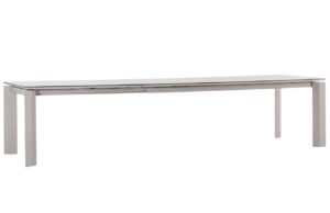 Bizzotto Šedý keramický zahradní rozkládací stůl Otavio 220/340 x 95 cm