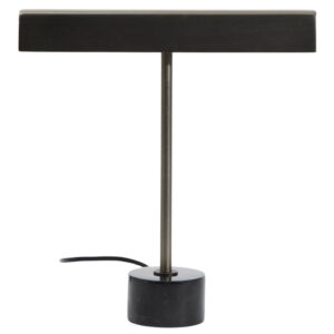 Kave Home Černá kovová stolní lampa Lynor