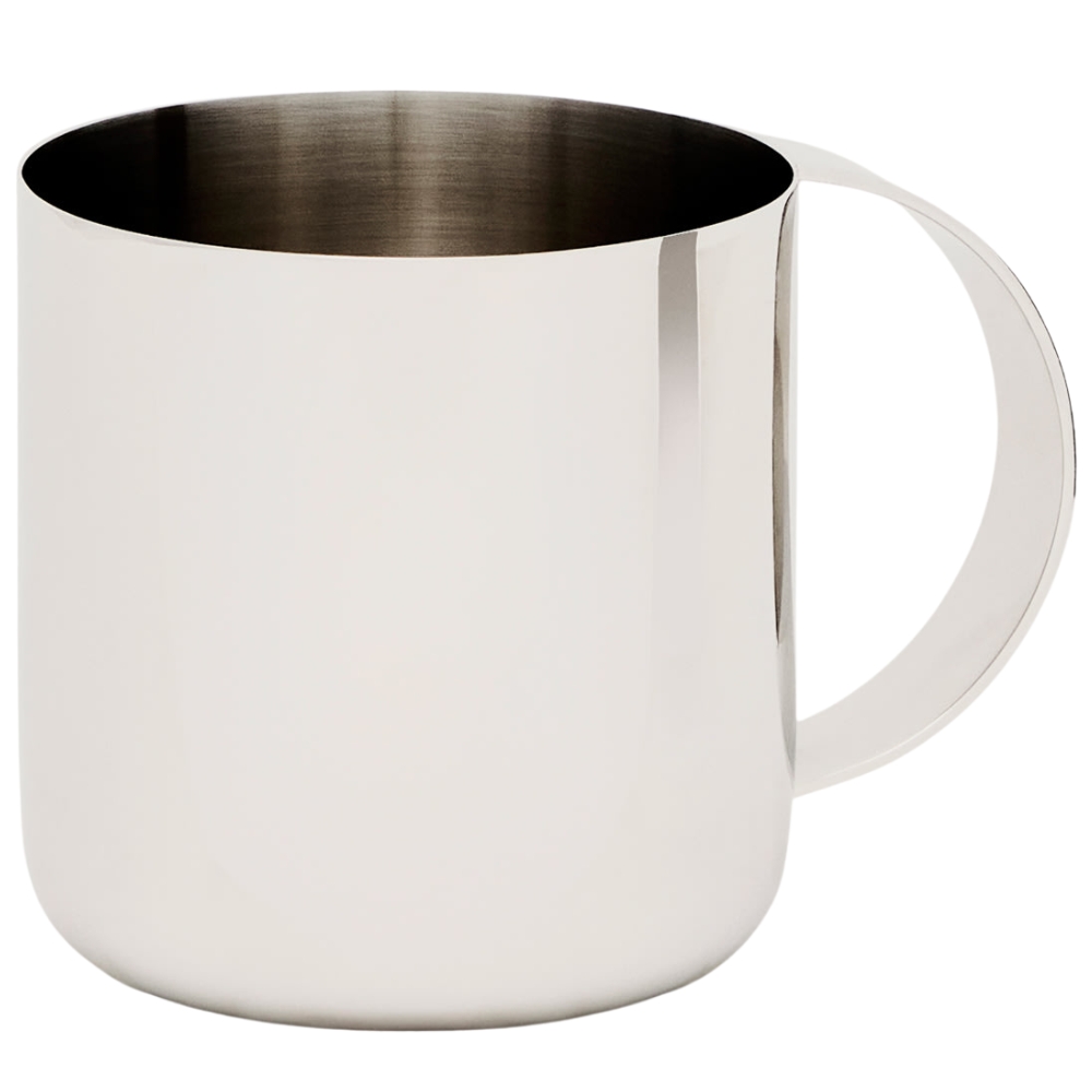 Kave Home Nerezový hrnek Nirela