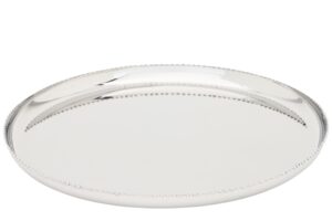 Kave Home Nerezový tác Nirela Ø 36 cm