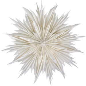 House Doctor Bílá papírová vánoční hvězda Dust 30 cm