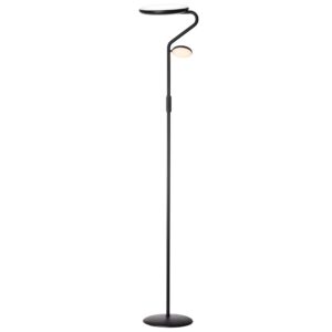 Halo Design Černá kovová stojací LED lampa Slim Uplight 170 cm