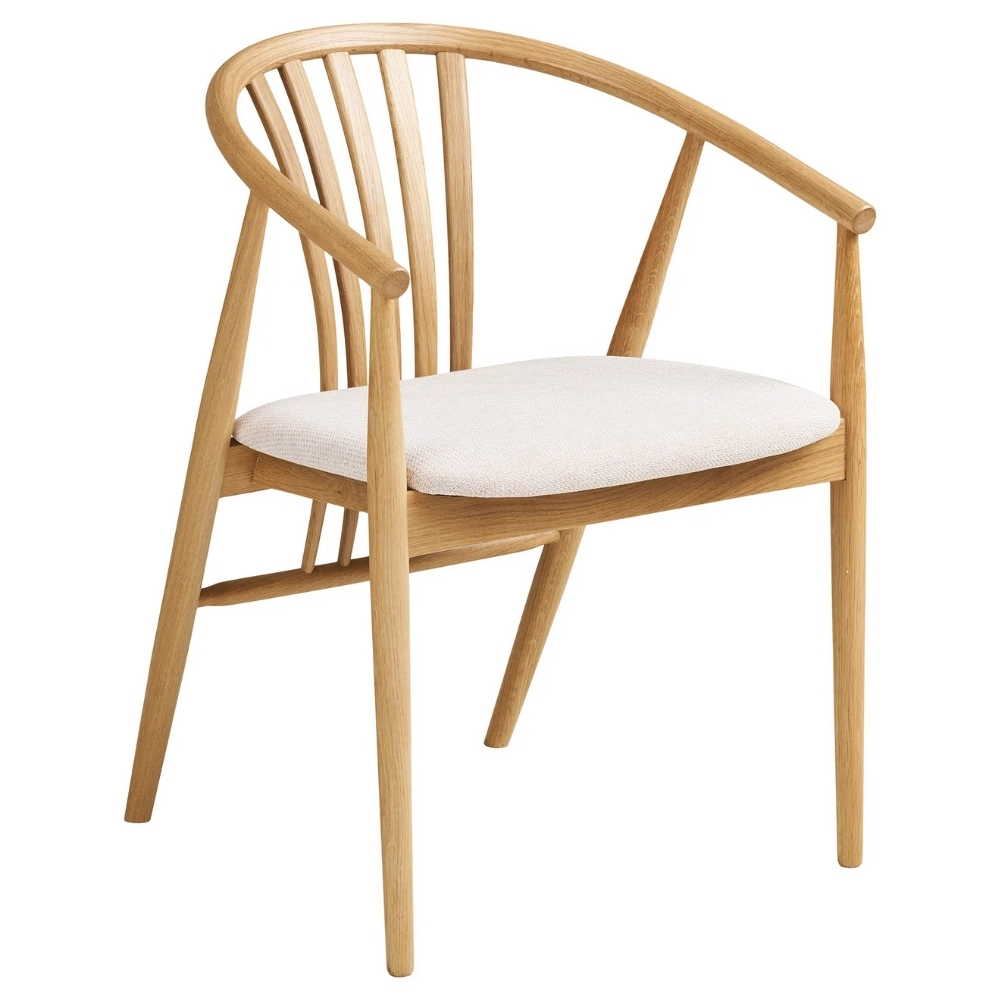 Nordic Living Dubová jídelní židle Augustin