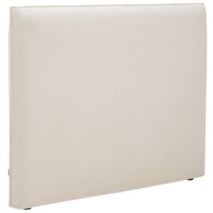 Kave Home Bílé čalouněné čelo k posteli Jaira 150 cm