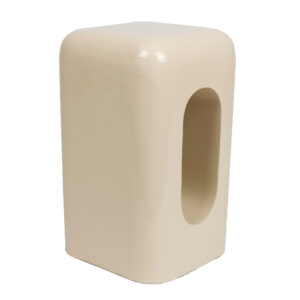 Zuiver Béžový kovový odkládací stolek CREEK 29 x 29 cm