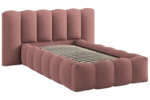 Micadoni Růžová postel Lupine 90 x 200 cm s úložným prostorem