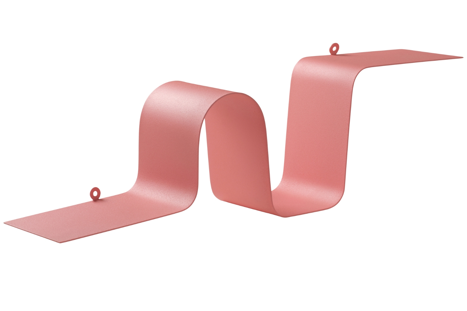 Jotex Růžová kovová nástěnná police CATERPILLAR 18