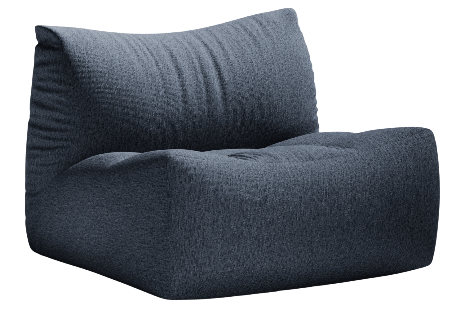 Micadoni Tmavě modré křeslo Tove