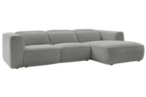 Bobochic Paris Světle šedá rohová pohovka William 298 cm