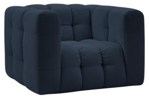 Bobochic Paris Tmavě modré křeslo Ulysse