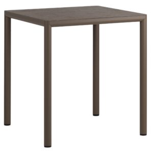 Nardi Hnědý zahradní stůl Piave 70 x 70 cm