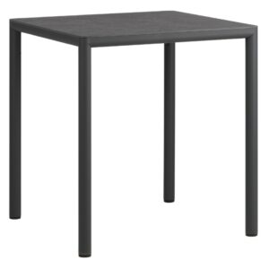 Nardi Tmavě šedý zahradní stůl Piave 70 x 70 cm