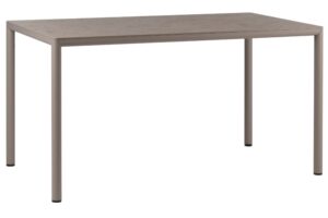 Nardi Béžovošedý zahradní stůl Piave 140 x 80 cm