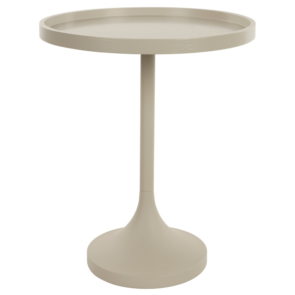 Zuiver Béžový lakovaný odkládací stolek JASON 46 cm