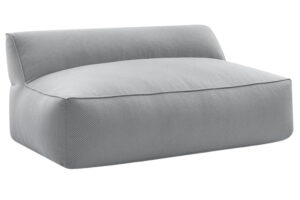 Bobochic Paris Světle šedá zahradní pohovka Riviera 160 cm