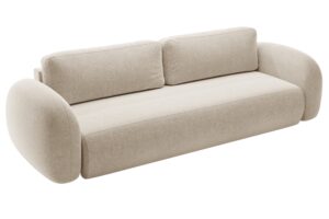 Maison Heritage Tmavě béžová rozkládací pohovka Kora 262 cm