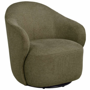 Rowico Zelené otočné křeslo CHAPELTOWN