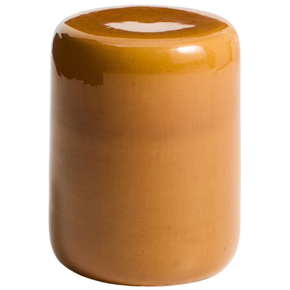 Kave Home Žlutý zahradní stolek Mesquida 35 cm