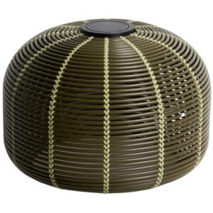 Kave Home Zelená zahradní solární lampa Garoina Ø 50 cm