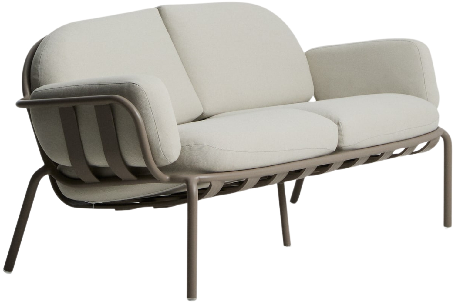 Kave Home Béžová zahradní pohovka Joncols 164 cm