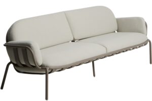 Kave Home Béžová zahradní pohovka Joncols 224 cm