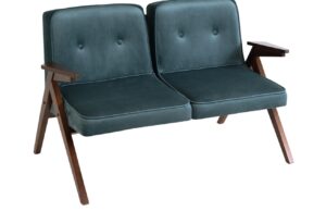 Nordic Design Sametová pohovka Vinnie 120 cm