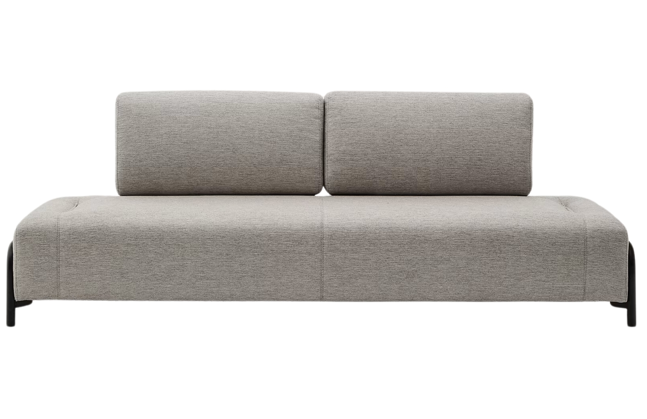 Kave Home Béžovošedá pohovka Compo 232 cm