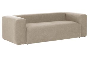 Kave Home Béžová pohovka Blok 210 cm