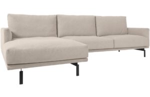 Kave Home Béžová rohová pohovka Galene 254 cm
