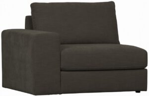 WOOOD Antracitově šedý koncový modul Flaireen 115 cm