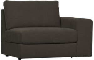 WOOOD Antracitově šedý koncový modul Flaireen 115 cm