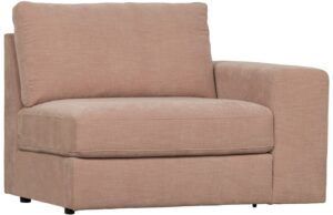 WOOOD Růžový koncový modul Flaireen 115 cm