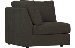 WOOOD Antracitově šedý rohový modul Flaireen 96 x 96 cm